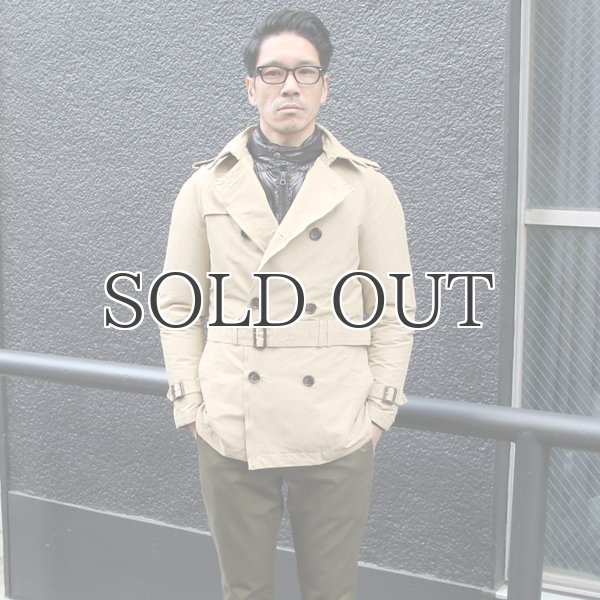 画像10: ウォッシンググログランワイヤーアクションショートトレンチコート 【送料無料】 / Audience (10)