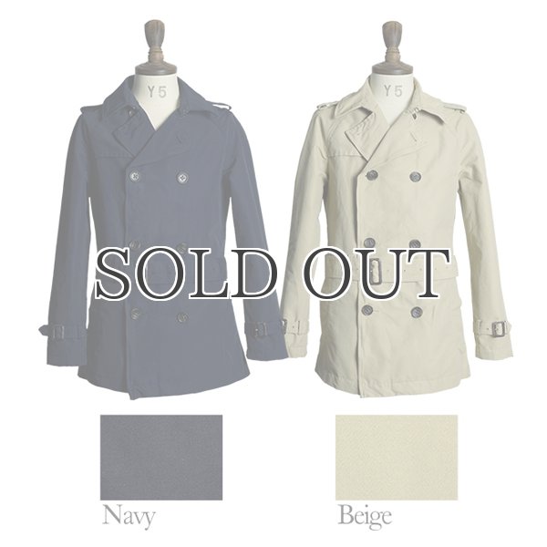 画像14: ウォッシンググログランワイヤーアクションショートトレンチコート 【送料無料】 / Audience (14)