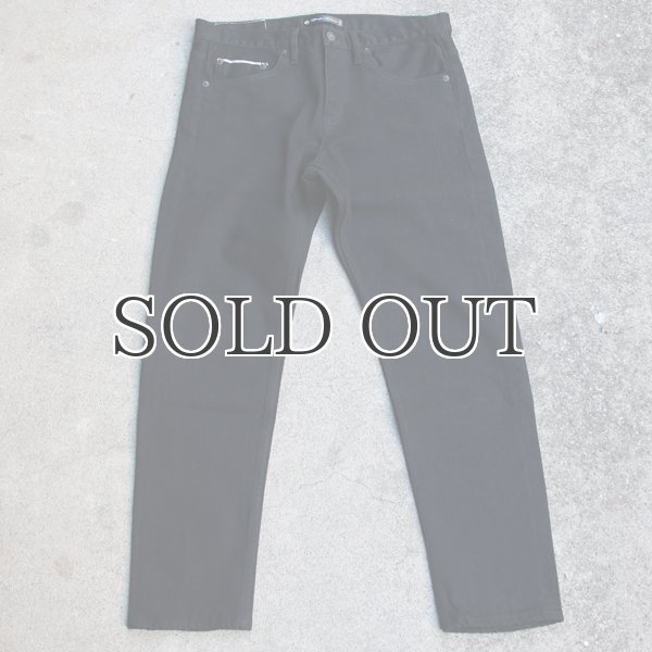 画像8: 黒×黒セルヴィッチ(赤耳)ストレッチデニムアンクルパンツ『日本製』【送料無料】  / Upscape Audience (8)