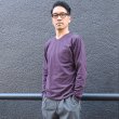 画像7: 【RE PRICE/価格改定】コーマ天竺 2TONE Vネック ポケ付き L/S Tee【MADE IN JAPAN】『日本製』/ Upscape Audience (7)