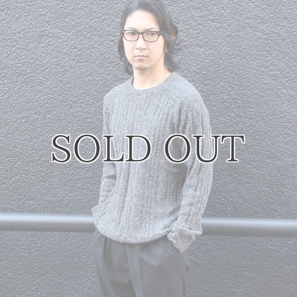 画像6: エコネップケーブルクルーネック長袖ニット【MADE IN JAPAN】『日本製』/ Upscape Audience (6)