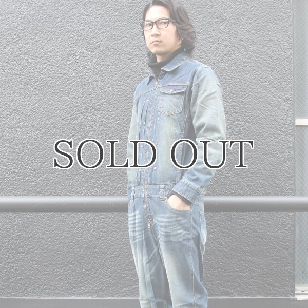 画像3: ヴィンテージウォッシュデニムオールインワン  / Audience (3)