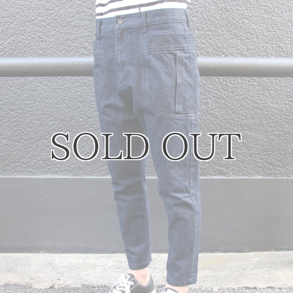 画像16: 赤耳セルヴィッチデニムガーデニングテーパードアンクルパンツ『日本製』  / Upscape Audience (16)