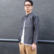 画像14: 麻混デニムマオカラー９分袖 ライト_Jacket【MADE IN JAPAN】『日本製』/ Upscape Audience (14)