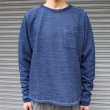 画像17: 本藍染裏毛 サドルショルダー 胸ポケ付 ヘムラウンド L/S スウェット【MADE IN TOKYO】『東京製』/ Upscape Audience (17)