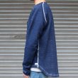 画像11: 本藍染裏毛 サドルショルダー 胸ポケ付 ヘムラウンド L/S スウェット【MADE IN TOKYO】『東京製』/ Upscape Audience (11)