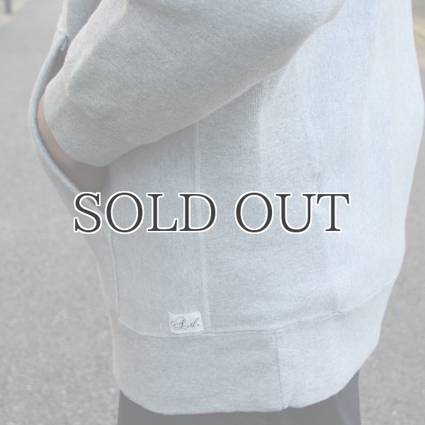 画像12: ヴィンテージ裏毛 スタンドZIPフードプルオーバー 9/S スウェット 【MADE IN TOKYO】『東京製』/ Upscape Audience (12)