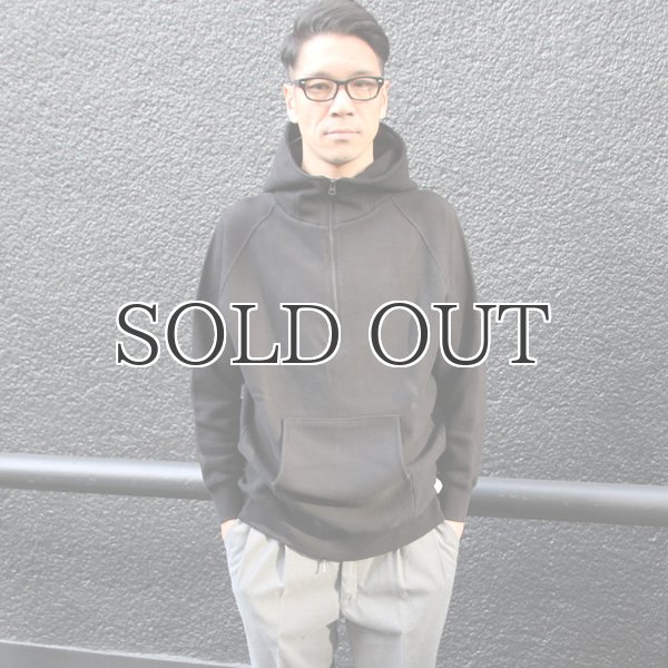 画像5: ヴィンテージ裏毛 スタンドZIPフードプルオーバー 9/S スウェット 【MADE IN TOKYO】『東京製』/ Upscape Audience (5)