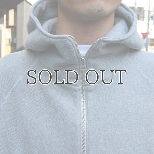 画像11: ヴィンテージ裏毛 スタンドZIPフードプルオーバー 9/S スウェット 【MADE IN TOKYO】『東京製』/ Upscape Audience (11)