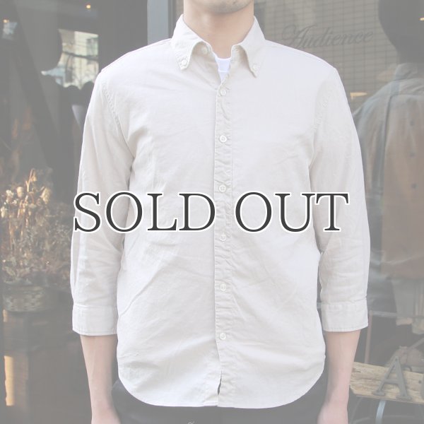 画像7: シャーリングボタンダウン7分袖シャツ【MADE IN JAPAN】『日本製』/ Upscape Audience (7)