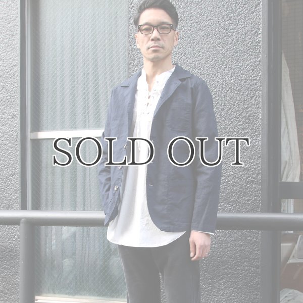 画像14: 綿麻ムラ糸サージドライビング_Jacket【MADE IN JAPAN】『日本製』/ Upscape Audience (14)