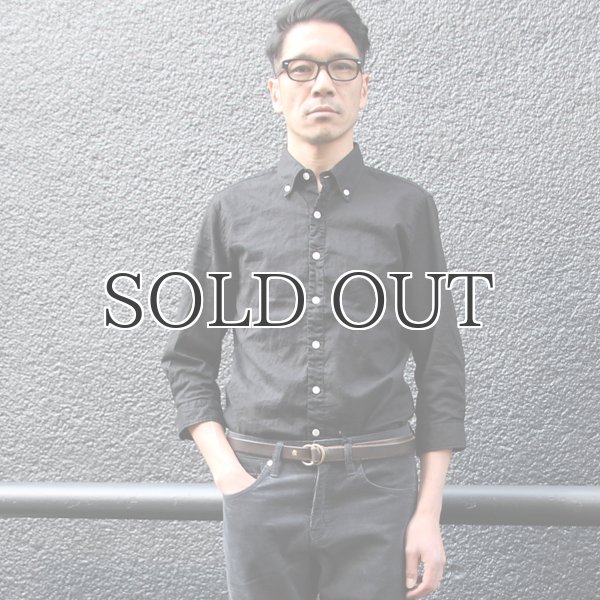 画像5: シャーリングボタンダウン7分袖シャツ【MADE IN JAPAN】『日本製』/ Upscape Audience (5)