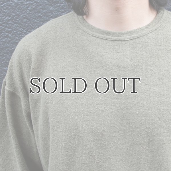 画像10: ヴィンテージパイル天竺 カンガルーポケット付 ヘムラウンド7/Sカットソー【MADE IN TOKYO】『東京製』/ Upscape Audience (10)