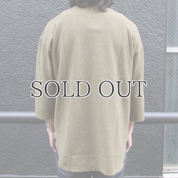 画像8: ヴィンテージパイル天竺 カンガルーポケット付 ヘムラウンド7/Sカットソー【MADE IN TOKYO】『東京製』/ Upscape Audience (8)