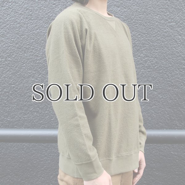 画像14: ヴィンテージパイル天竺 サドルショルダー C/Nガゼット L/S カットソー【MADE IN TOKYO】『東京製』 / Upscape Audience (14)