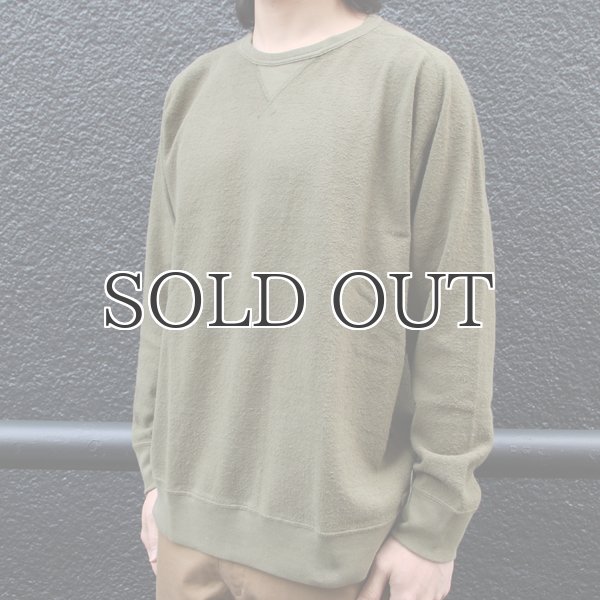 画像11: ヴィンテージパイル天竺 サドルショルダー C/Nガゼット L/S カットソー【MADE IN TOKYO】『東京製』 / Upscape Audience (11)