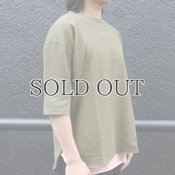 画像8: ヴィンテージパイル天竺 ヘムラウンド 5/S カットソー【MADE IN TOKYO】『東京製』/ Upscape Audience (8)