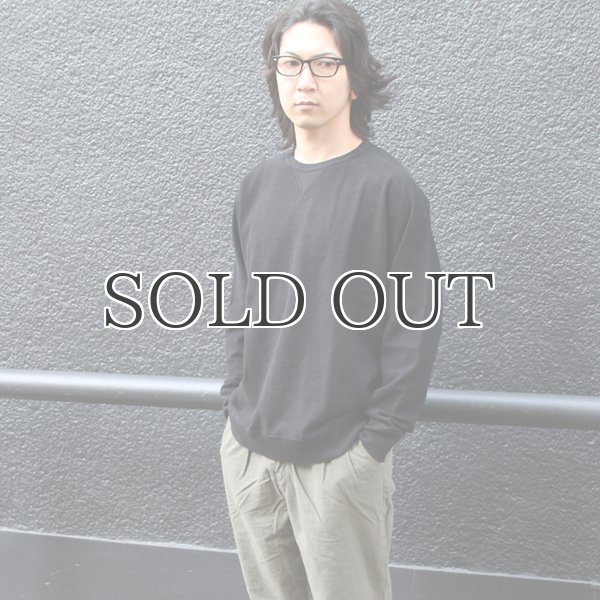 画像9: ヴィンテージパイル天竺 サドルショルダー C/Nガゼット L/S カットソー【MADE IN TOKYO】『東京製』 / Upscape Audience (9)