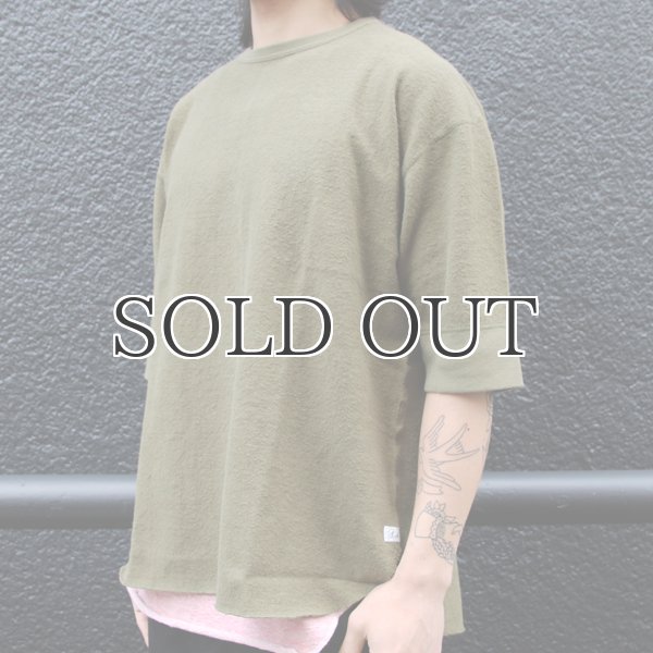 画像5: ヴィンテージパイル天竺 ヘムラウンド 5/S カットソー【MADE IN TOKYO】『東京製』/ Upscape Audience (5)