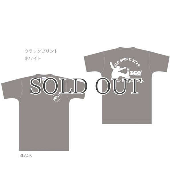 画像6: 360°SPORTS WEAR(スリーシックスティスポーツウェア) "PLAY" 6oz米綿丸胴ポケ付きS/S Tee/ Audience (6)