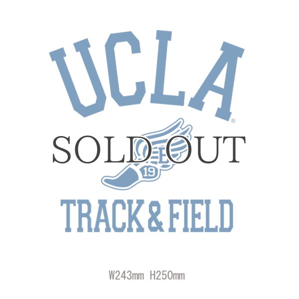 画像8: 6.2oz丸胴UCLA"T&F"オールドプリントTEE / Audience (8)