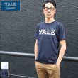 画像1: 6.2oz丸胴YALE"YALE"オールドプリントTEE / Audience (1)