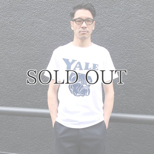画像7: 6.2オンス丸胴BODY YALE"Handsome-YALEオールドプリント"TEE / Audience (7)