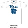 画像8: 6.2オンス丸胴BODY YALE"Handsome-YALEオールドプリント"TEE / Audience (8)
