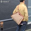 画像1: キャンバスレザーシティーメールバッグ 【送料無料】 【RE-STOCK】 / vasco (1)