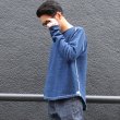 画像6: 本藍染裏毛 サドルショルダー 胸ポケ付 ヘムラウンド L/S スウェット【MADE IN TOKYO】『東京製』/ Upscape Audience (6)