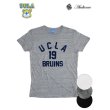 画像6: UCLA"UCLA 19 BRUINS"三素材混カレッジプリント半袖クルーネックTシャツ / Audience (6)