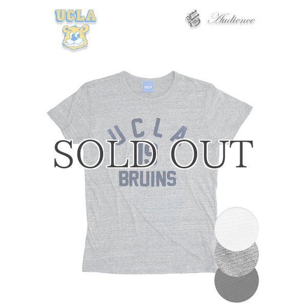 画像6: UCLA"UCLA 19 BRUINS"三素材混カレッジプリント半袖クルーネックTシャツ / Audience (6)