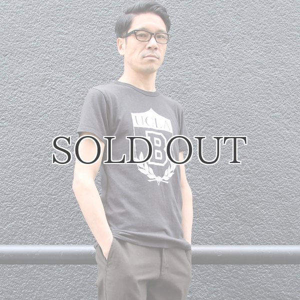 画像14: UCLA"UCLA B"エンブレム三素材混カレッジプリント半袖クルーネックTシャツ / Audience (14)