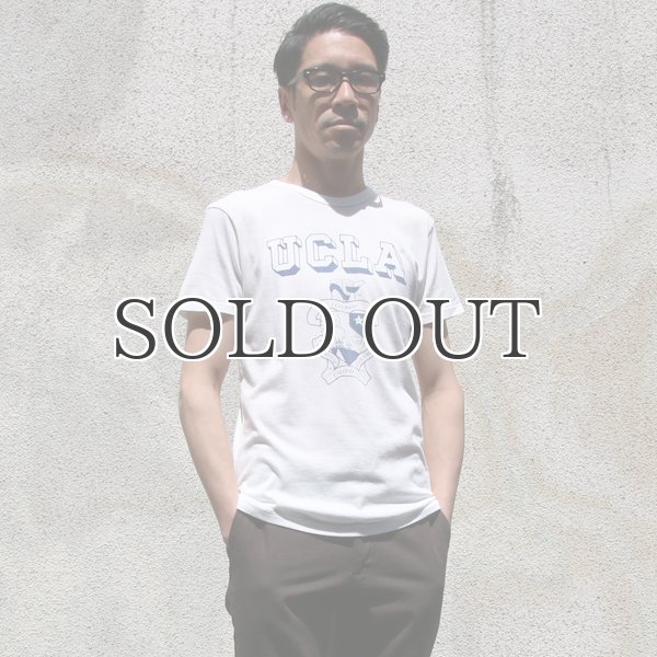 画像14: UCLA"UCLA"エンブレム三素材混カレッジプリント半袖クルーネックTシャツ / Audience (14)
