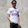 画像11: 【RE PRICE / 価格改定】NEW YORK UNIVERSITY"NEW YORK UNIVERSITY"C/N S/S 6.6oz オールドプリントT / Audience (11)