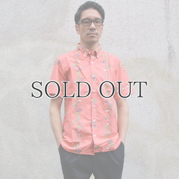 画像14: ボタンダウン半袖アロハシャツ / Upscape Audience×VIBGYOR（ビブジョー） (14)