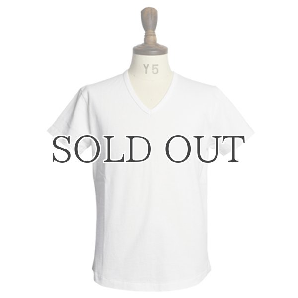 画像3: リサイクル米綿Vネックロールアップ半袖カットソー / Audience (3)