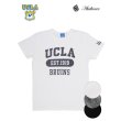 画像6: UCLA"UCLA EST.1919 BRUINS"三素材混カレッジプリント半袖クルーネックTシャツ / Audience (6)