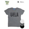 画像6:  UCLA"UCLA"ロゴ三素材混カレッジプリント半袖VネックTシャツ / Audience (6)