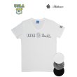 画像11:  UCLA"UCLA"ロゴ三素材混カレッジプリント半袖VネックTシャツ / Audience (11)