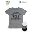 画像4: UCLA"PROPERTY OF UCLA ATHLETIC DEPT"三素材混カレッジプリント半袖クルーネックTシャツ / Audience (4)