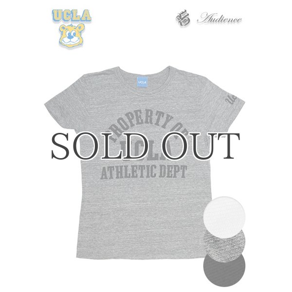 画像4: UCLA"PROPERTY OF UCLA ATHLETIC DEPT"三素材混カレッジプリント半袖クルーネックTシャツ / Audience (4)