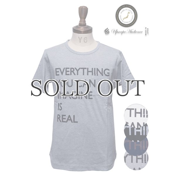 画像12: ラフィー天竺"EVERYTHING..."プリントポケット付きクルーネックT【MADE IN JAPAN】『日本製』/ Upscape Audience (12)