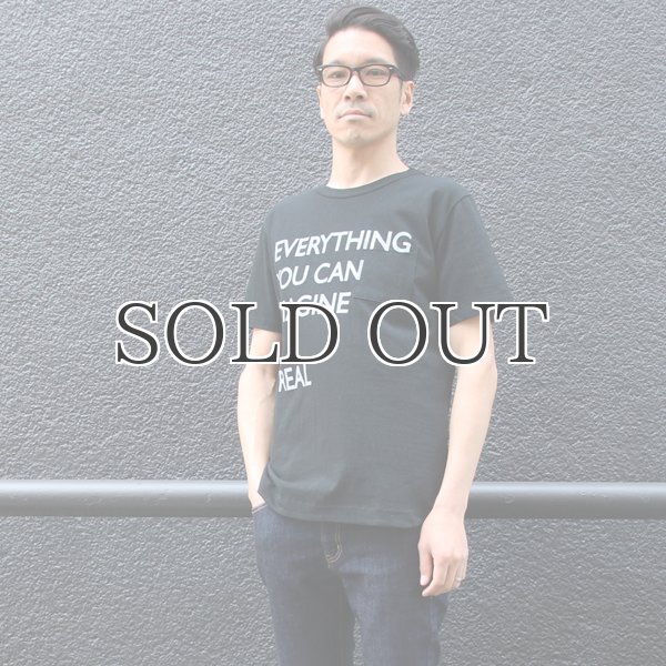 画像8: ラフィー天竺"EVERYTHING..."プリントポケット付きクルーネックT【MADE IN JAPAN】『日本製』/ Upscape Audience (8)