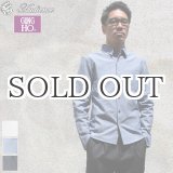 画像: ダンガリーランダムボタンレインボーステッチ長袖シャツ / GUN HO × Audience