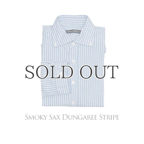 画像14: ワイドスプレッドボタンダウンカラー7分袖シャツ【MADE IN JAPAN】『日本製』/ Upscape Audience (14)