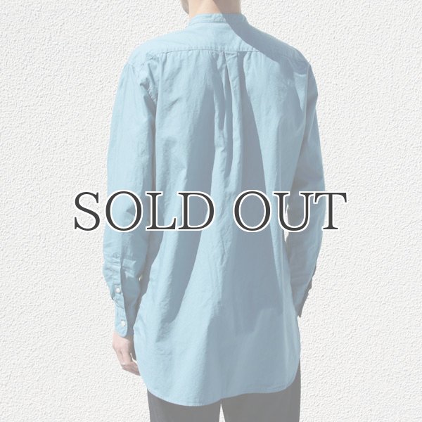 画像4: スーピマタイプライターナショナルコスチュームバンドカラーL/Sシャツ【MADE IN JAPAN】『日本製』/ Upscape Audience (4)