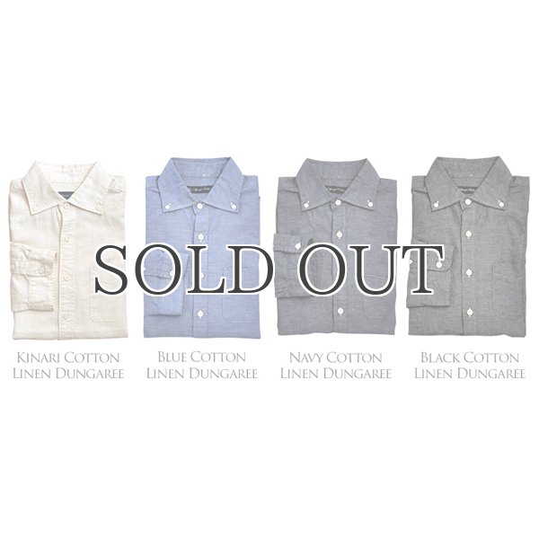 画像13: ワイドスプレッドボタンダウンカラー7分袖シャツ【MADE IN JAPAN】『日本製』/ Upscape Audience (13)