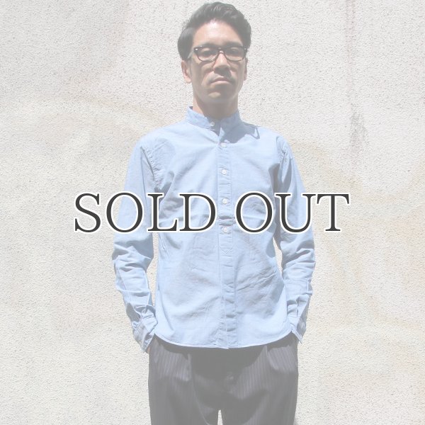 画像3: バンドカラー長袖シャツ【MADE IN JAPAN】『日本製』/ Upscape Audience (3)