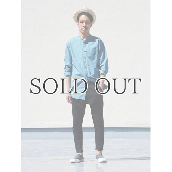 画像6: スーピマタイプライターナショナルコスチュームバンドカラーL/Sシャツ【MADE IN JAPAN】『日本製』/ Upscape Audience (6)